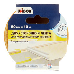 Лента клейкая для укладки ковровых покрытий Unibob 50 мм 10 м - фото 2
