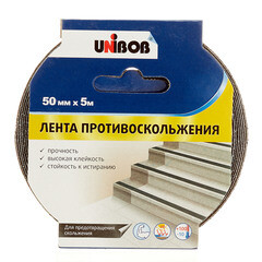 Лента противоскользящая Unibob черная 50 мм 5 м - фото 2