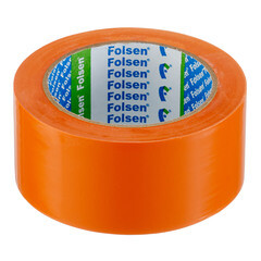 Лента малярная Folsen для наружных работ оранжевая 50 мм 33 м
