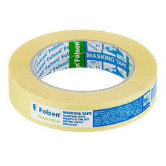 Изображение товара Лента малярная Folsen желтая 25 мм 50 м (02325)
