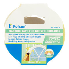 Лента малярная Folsen для изогнутых линий 38 мм 25 м (0293825) - фото 2