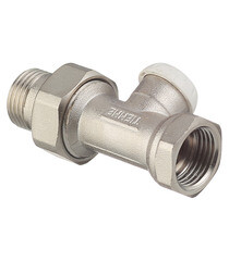 Клапан запорный Tiemme 1/2 НР(ш) х 1/2 ВР(г) для радиатора (3230003) - фото 3