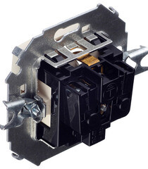 Розетка Simon 15 встраиваемая слоновая кость со шторками (1591443-031) - фото 3