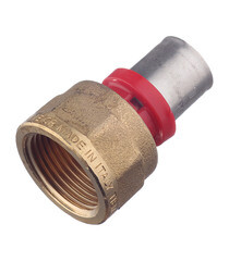 Соединитель прямой Tiemme 16(пресс) х 3/4 ВР(г) - фото 2