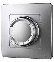 Диммер Systeme Electric Blanca встраиваемый алюминий поворотно-нажимной (BLNSS040013) - фото 4