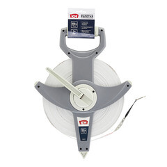 Рулетка КМ ручная 3-кратное ускорение намотки 100 м x 13 мм - фото 1