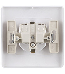 Розетка Systeme Electric Blanca встраиваемая алюминий со шторками (BLNRS001113) - фото 4