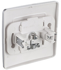 Розетка телевизионная Systeme Electric Blanca встраиваемая алюминий (BLNTS000013) - фото 2