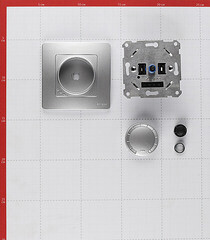 Диммер Systeme Electric Blanca встраиваемый алюминий поворотно-нажимной (BLNSS040013) - фото 3