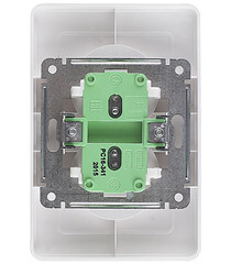 Розетка Hegel Master встраиваемая белая (РС16-341) - фото 3