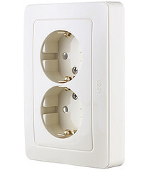 Розетка Hegel Master встраиваемая слоновая кость (РС16-351-01) - фото 4