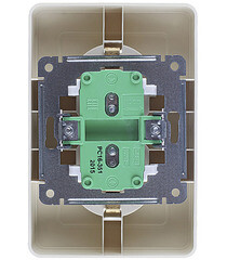 Розетка Hegel Master встраиваемая слоновая кость (РС16-351-01) - фото 2