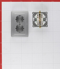 Розетка Hegel Master встраиваемая серебро (РС16-351-06) - фото 3