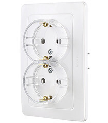 Розетка Hegel Master встраиваемая белая (РС16-381) - фото 5