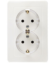 Изображение товара Розетка Hegel Master встраиваемая слоновая кость (РС16-381-01)