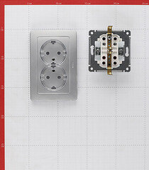 Розетка Hegel Master встраиваемая серебро (РС16-381-06) - фото 4