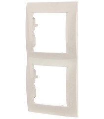 Рамка Simon 15 двухместная слоновая кость (1500620-031) - фото 3