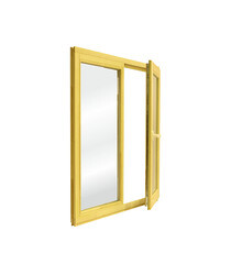 Изображение товара Окно деревянное Timber&style 1160х1000х45 мм 2 створки левая глухая правая поворотная