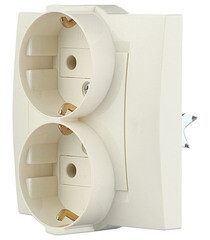 Розетка Simon 15 встраиваемая слоновая кость (1590459-031) - фото 5