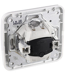 Выключатель Makel Mimoza двухклавишный встраиваемый белый с подсветкой (12023) - фото 4