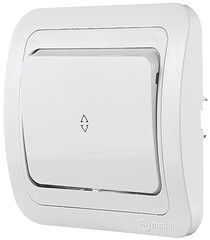 Переключатель Makel Mimoza одноклавишный встраиваемый белый (12005) - фото 3