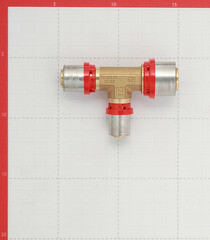 Тройник Tiemme 26(пресс) х 16(пресс) х 20(пресс) - фото 2