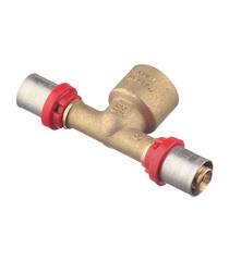 Тройник Tiemme 16(пресс) х 1/2 ВР(г) х 16(пресс) - фото 4