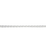 Шнур вязаный полипропиленовый 8 прядей белый d2 мм 50 м