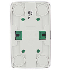 Розетка Hegel Alfa накладная белая тонкая со шторками (РА16-184) - фото 5