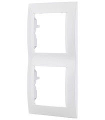 Рамка Simon 15 двухместная белая (1500620-030) - фото 2