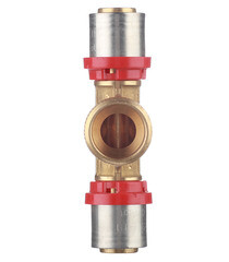 Тройник Tiemme 20(пресс) х 3/4 НР(ш) х 20(пресс) - фото 6