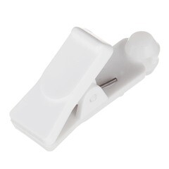 Зажим-ролик для пластмассового карниза белый (20 шт.) - фото 1