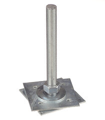 Изображение товара Анкер регулировочный оцинкованный М20 h200 100х100х4 мм