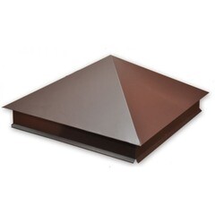 Колпак вишнёвый 40x40см RAL 3005
