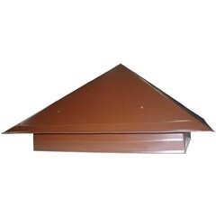 Колпак коричневый 40x40см RAL8017