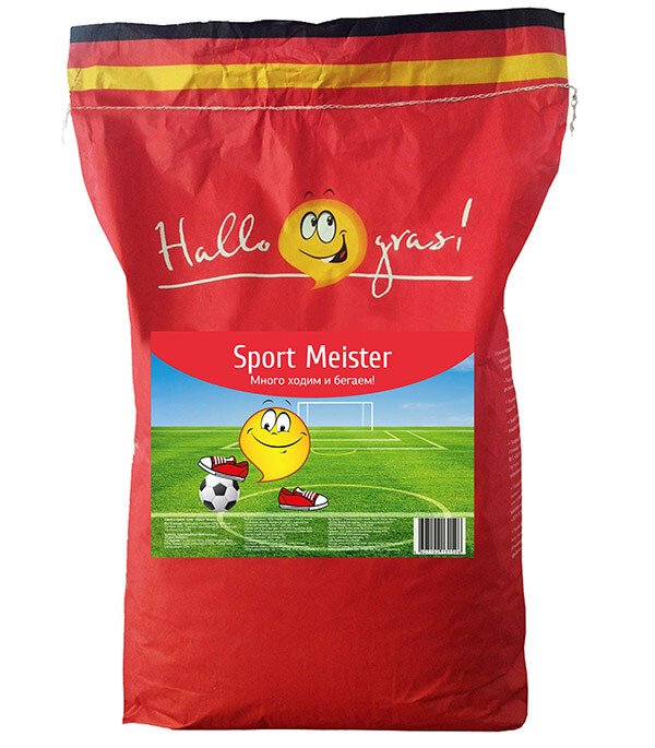 Изображение товара Семена газонной травы Sport Meister Gras Газон Сити 10 кг для спортивных и игровых газонов