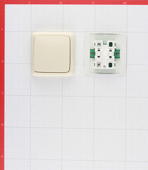 Выключатель Hegel Alfa одноклавишный накладной слоновая кость (ВА10-113-01) - фото 5