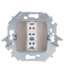 Переключатель Simon 15 одноклавишный встраиваемый слоновая кость (1591201-031) - фото 4