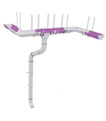 Желоб водосточный Grand Line металлический d125 мм 3 м белый RAL 9003 - фото 3