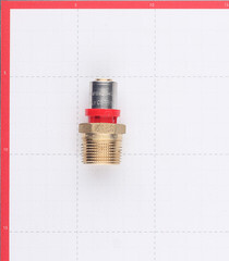 Соединитель прямой Tiemme 16(пресс) х 3/4 НР(ш) - фото 3