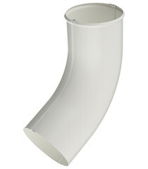 Колено стока Grand Line металлическое d90 мм белое RAL 9003 - фото 1