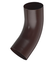 Колено трубы Grand Line металлическое d90 мм 60° коричневое RAL 8017 - фото 4