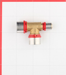 Тройник Tiemme 32(пресс) х 32(пресс) х 20(пресс) - фото 2