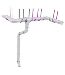 Кронштейн желоба Grand Line металлический d125 мм 210 мм коричневый RAL 8017 - фото 5