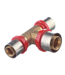 Тройник Tiemme 20(пресс) х 26(пресс) х 20(пресс) - фото 1