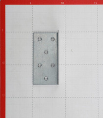 Уголок соединительный оцинкованный 40х40х80х2 мм - фото 2