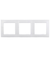 Изображение товара Рамка Simon 15 трехместная белая (1500630-030)