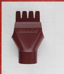 Воронка желоба Grand Line металлическая d125-90 мм красное вино RAL 3005 - фото 2