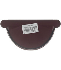 Заглушка желоба Grand Line металлическая d125 мм красное вино RAL 3005 - фото 4