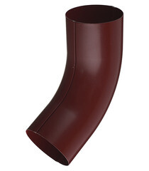 Колено трубы Grand Line металлическое d90 мм 60° красное вино RAL 3005 - фото 2